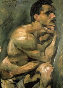 Male Half-Nude by Lovis Corinth